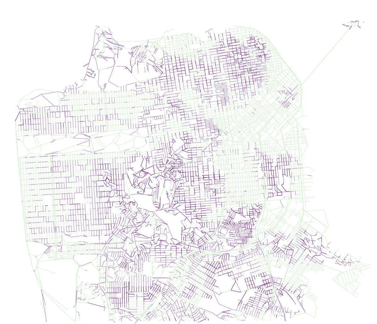 Same map with discrete colors